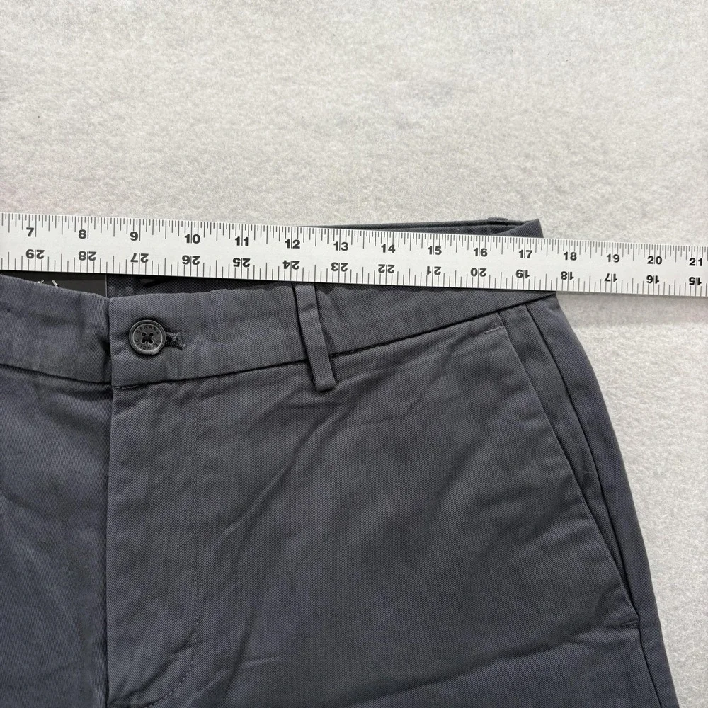 Banana Republic Chino Pants Mens 34x29 Gray Regular Fit Stretch Casual Preppy